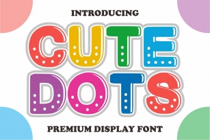 Cute Dots Font Download
