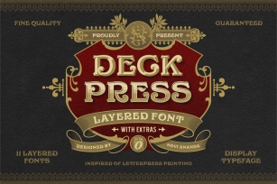 Deckpress Font Download