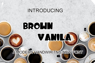 Brown Vanila Font Download