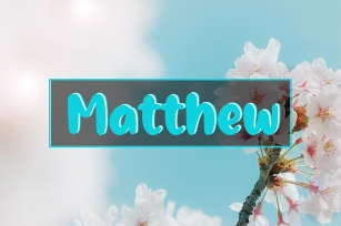 Matthew Font Download