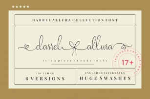 Darrel Allura Collection Font Download