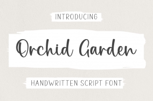 Orchid Garden Font Download