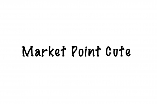 Market Point Cute Font Download