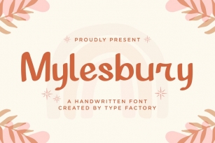 Mylesbury - A Handwritten Font Font Download