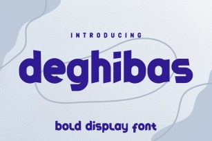 degibhas bold display font Font Download