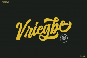 Vriegbe Script Font Download