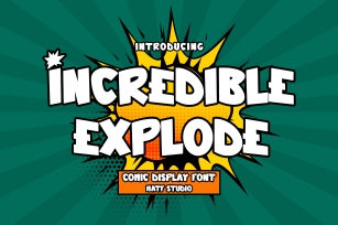 Incredible Explode Font Download