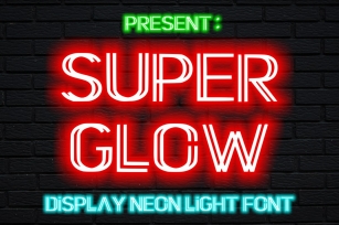 Super Glow Font Download