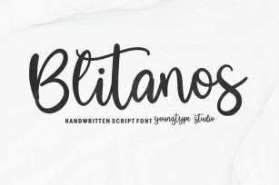 Blitanos Font Download