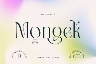 Mongek Typeface Font Download