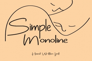 Simple Monoline Font Download