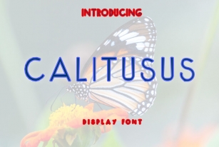 Calitusus Font Download
