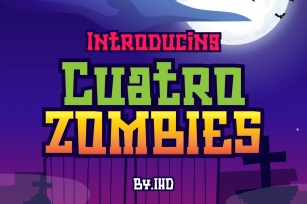 Cuatro Zombies Font Download