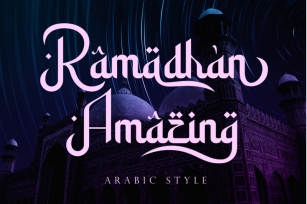 Ramadhan Amazing Font Download