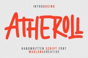Atheroll Handwritten Font Download