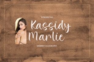 Kassidy Marlie Font Download