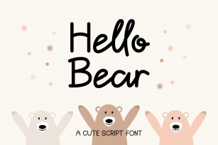 Hello Bear Font Download