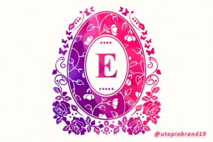 Easter Egg Flowers Font Download