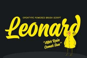 Leonard Brush Script Font Download