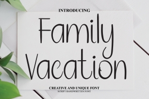 Family Vacation Font Download