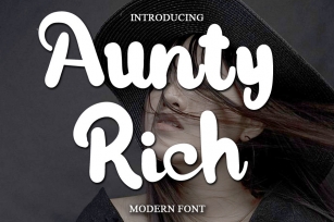 Aunty Rich Font Download