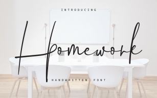 Homework Font Download