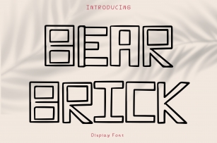Bear Brick Font Download