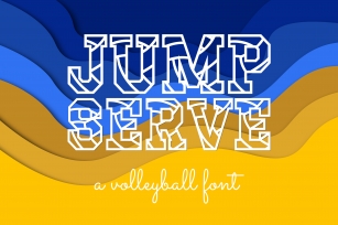 Jump Serve Font Download