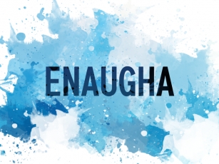 E Enougha Font Download
