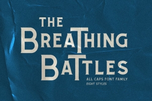 THE BREATHING BATTLES Font Download
