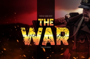 THE WAR Font Download