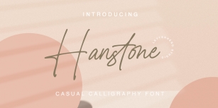 Hanstone Font Download