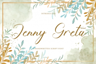 Jenny Greta Font Download
