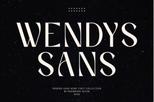 Wendys | Modern Sans Serif Font Download