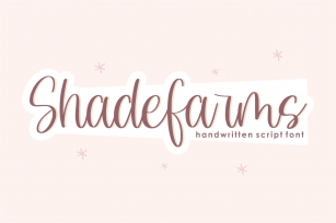 Shadefarms Font Download