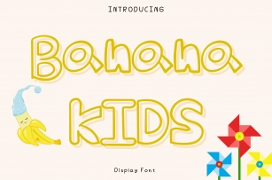 Banana Kids Style Font Download