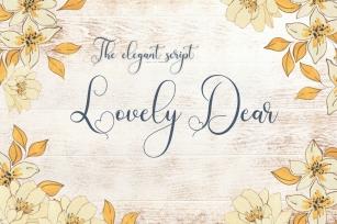 Lovely Dear Font Download