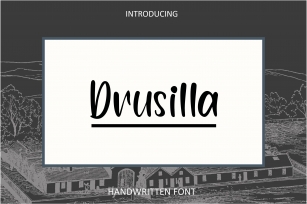Drusilla Font Download