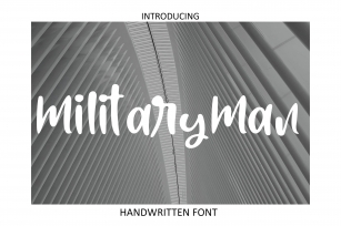 Military Man Font Download