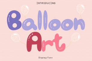 Balloon Art Font Download