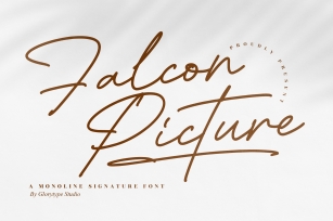 Falcon Picture Font Download