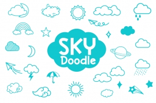Sky Doodle Font Download