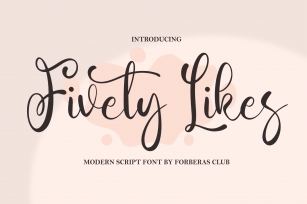 Fivety Likes Font Download