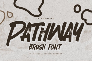 PATHWAY - Brush Font Font Download