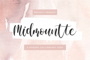 Midmountte Font Download