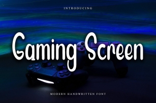 Gaming Screen Font Download