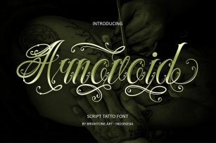 Arnovoid - Tattoo Style Font Download