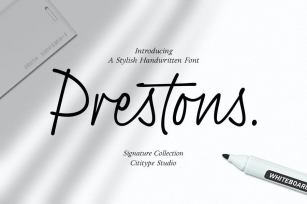 Prestons Signature Font Download