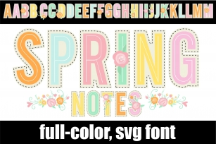 Spring Notes Font Download