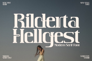 Rilderta Hellges Typeface Font Download